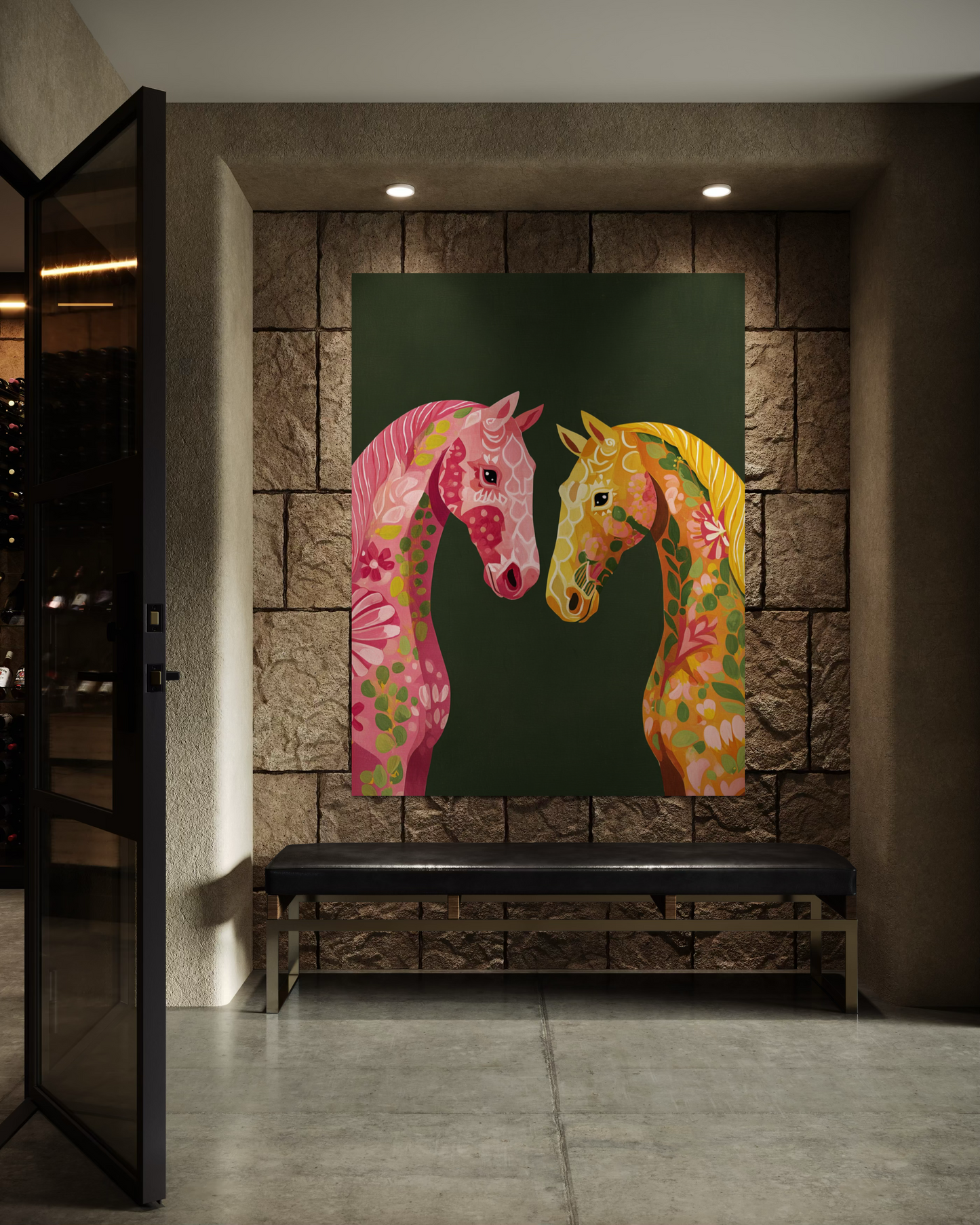 Original Ölgemälde "Hemisphäre"